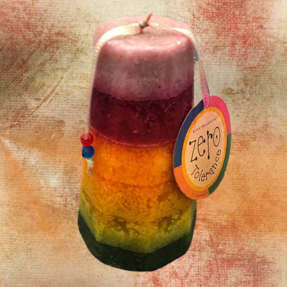 Colorful Candle - Zero Tolerance Brand
